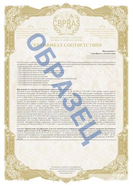 Образец Приложение к СТО 01.064.00220722.2-2020 Красновишерск Сертификат СТО 01.064.00220722.2-2020 